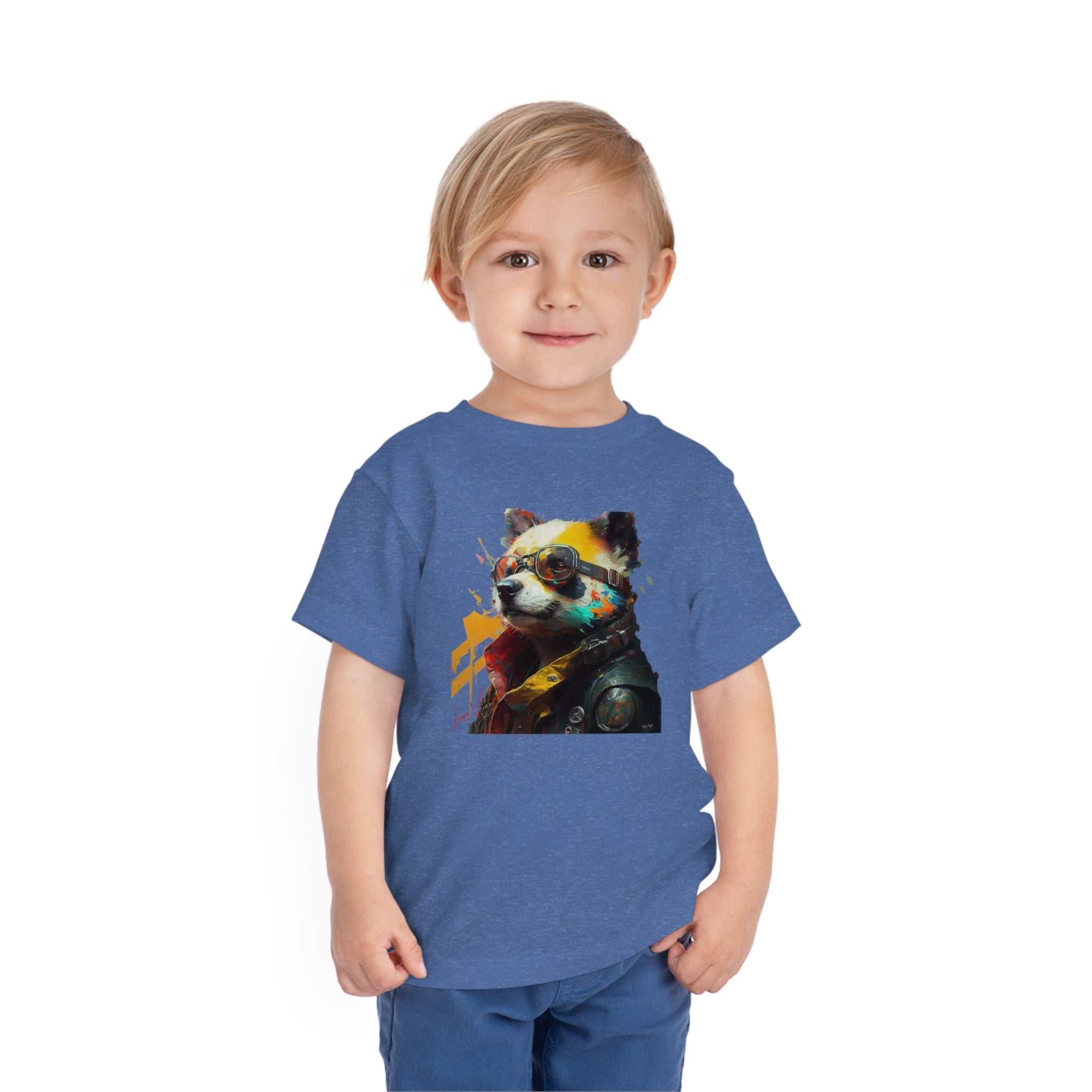 Panda Lifestyle Kids Animal T-Shirt blue
