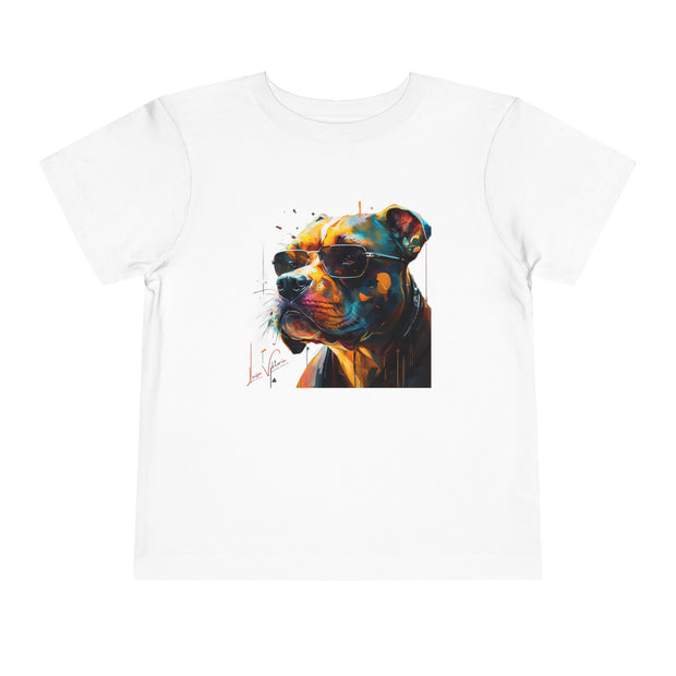 Lifestyle Kids' T-Shirt. America pit bull