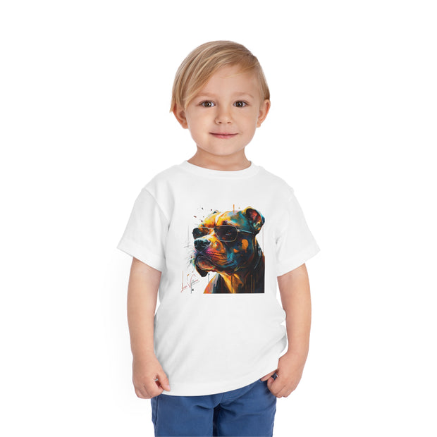 Lifestyle Kids' T-Shirt. America pit bull