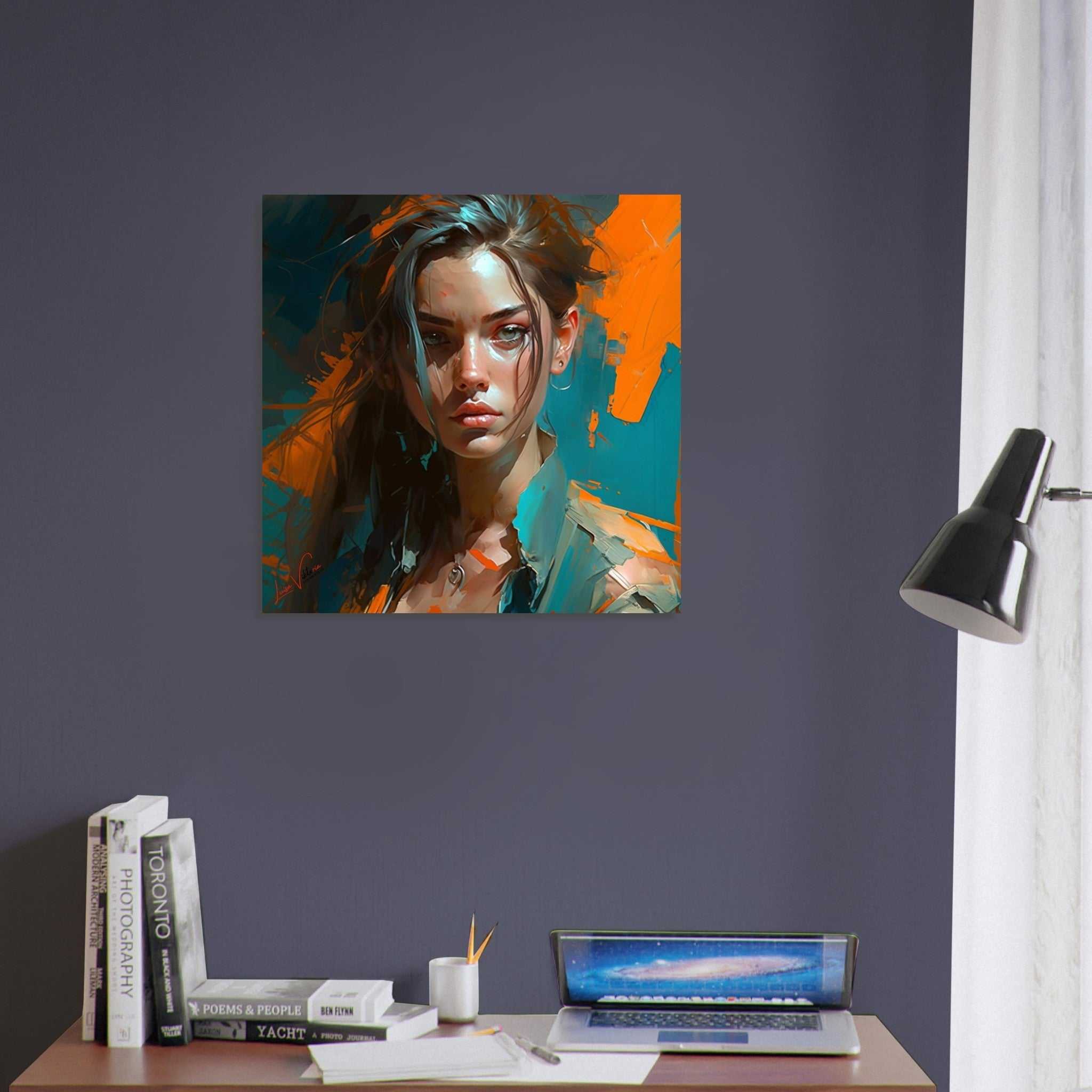Beautiful Lady luxury wall art decor unique gift