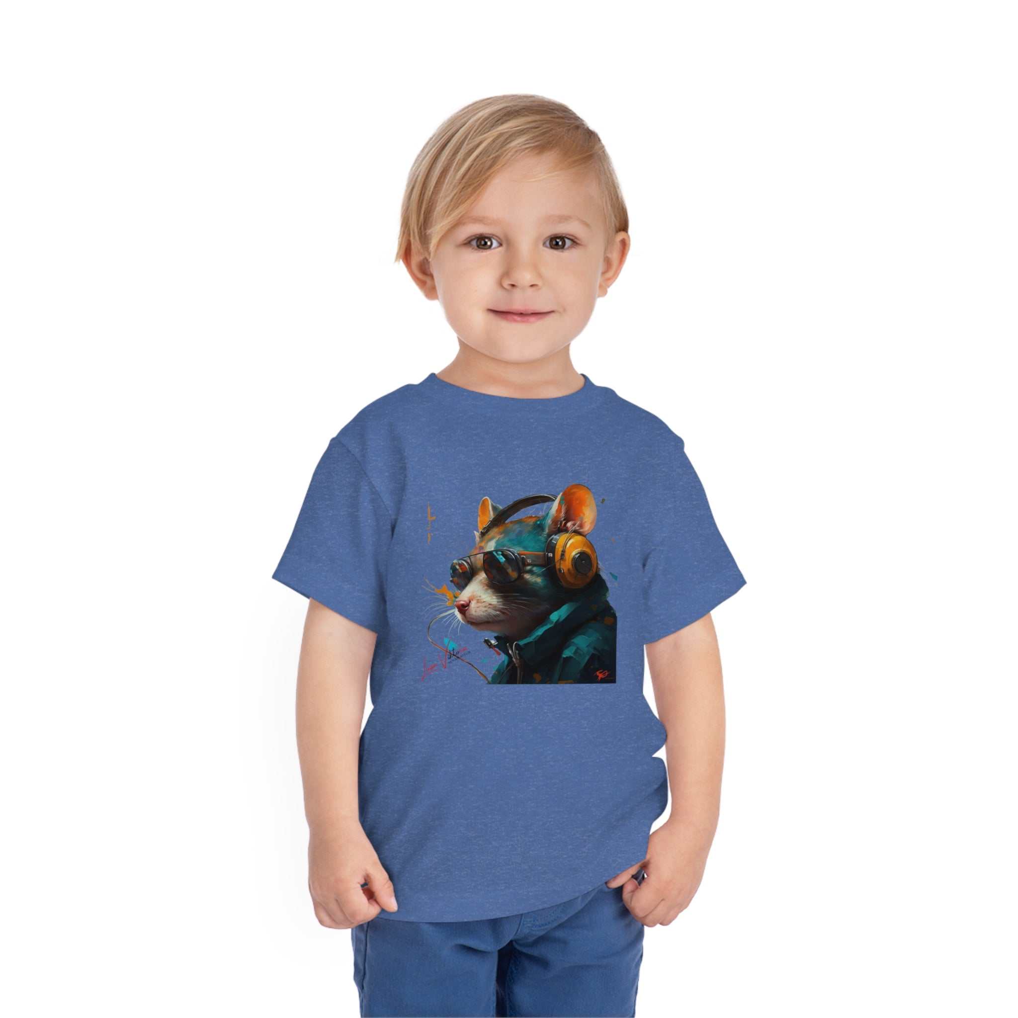 Rat Lifestyle Kids Animal T-Shirt blue