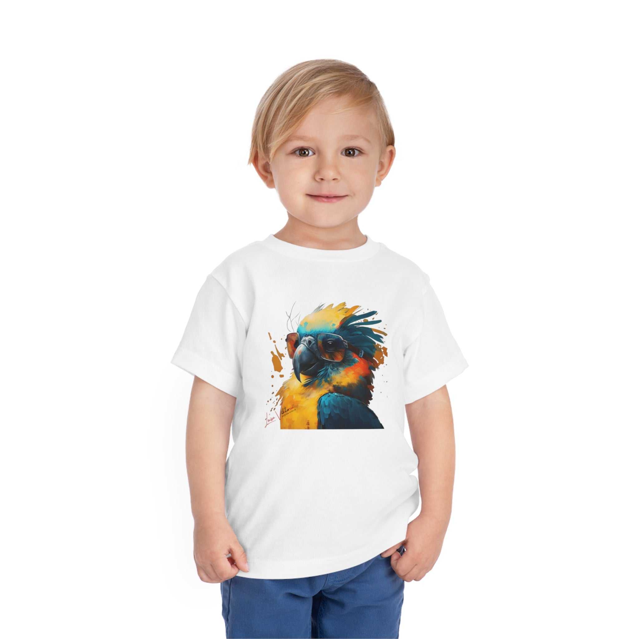 Parrot Lifestyle Kids Animal T-Shirt white