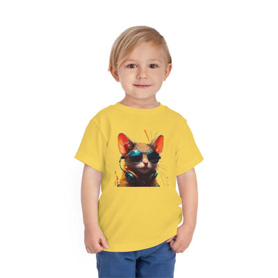 Fancy mice Lifestyle Kids Animal T-Shirt yellow