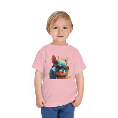Chinchillas Lifestyle Kids Animal T-Shirt red