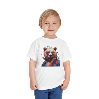 Bear Lifestyle Kids Animal T-Shirt white