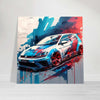 Car VW Golf R GTE luxury wall art decor is a unique gift