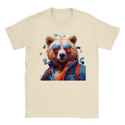 Unisex trend art design t-shirt. Bear. Luisa Viktoria