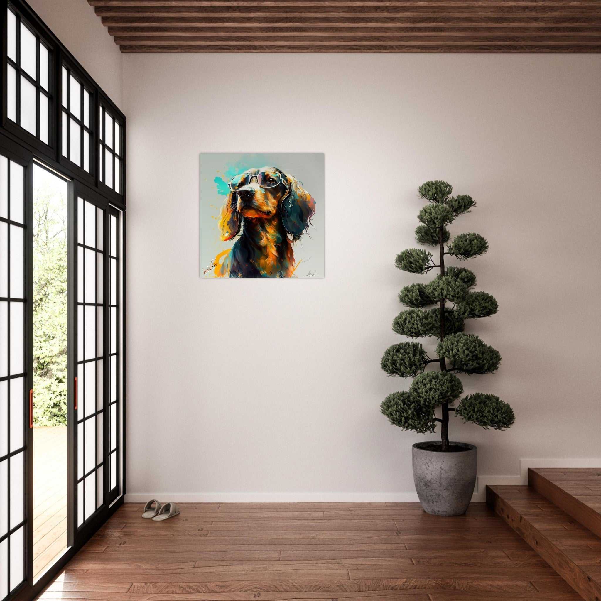 Dachshunds, animal art, design gift, by Luisa Viktoria