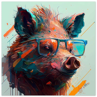 Wild Boar luxury wall art decor unique gift Luisa-Viktoria