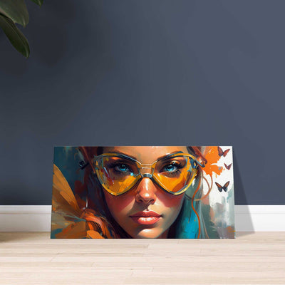 Luxurious Color Worlds: Design Canvas. Honey Yellow, Light Gray. by Luisa Viktoria.
