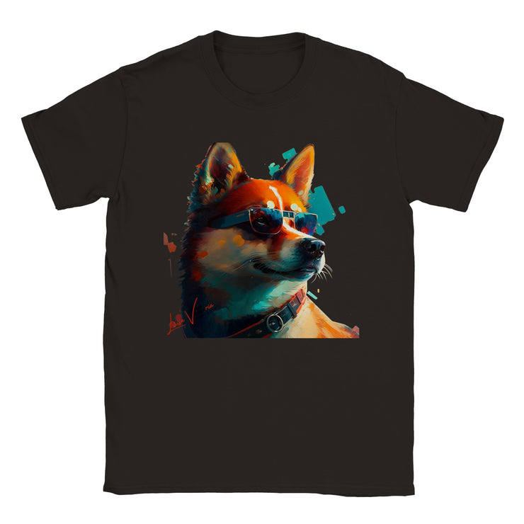 trend art design t-shirt. Akita dog. Luisa Viktoria