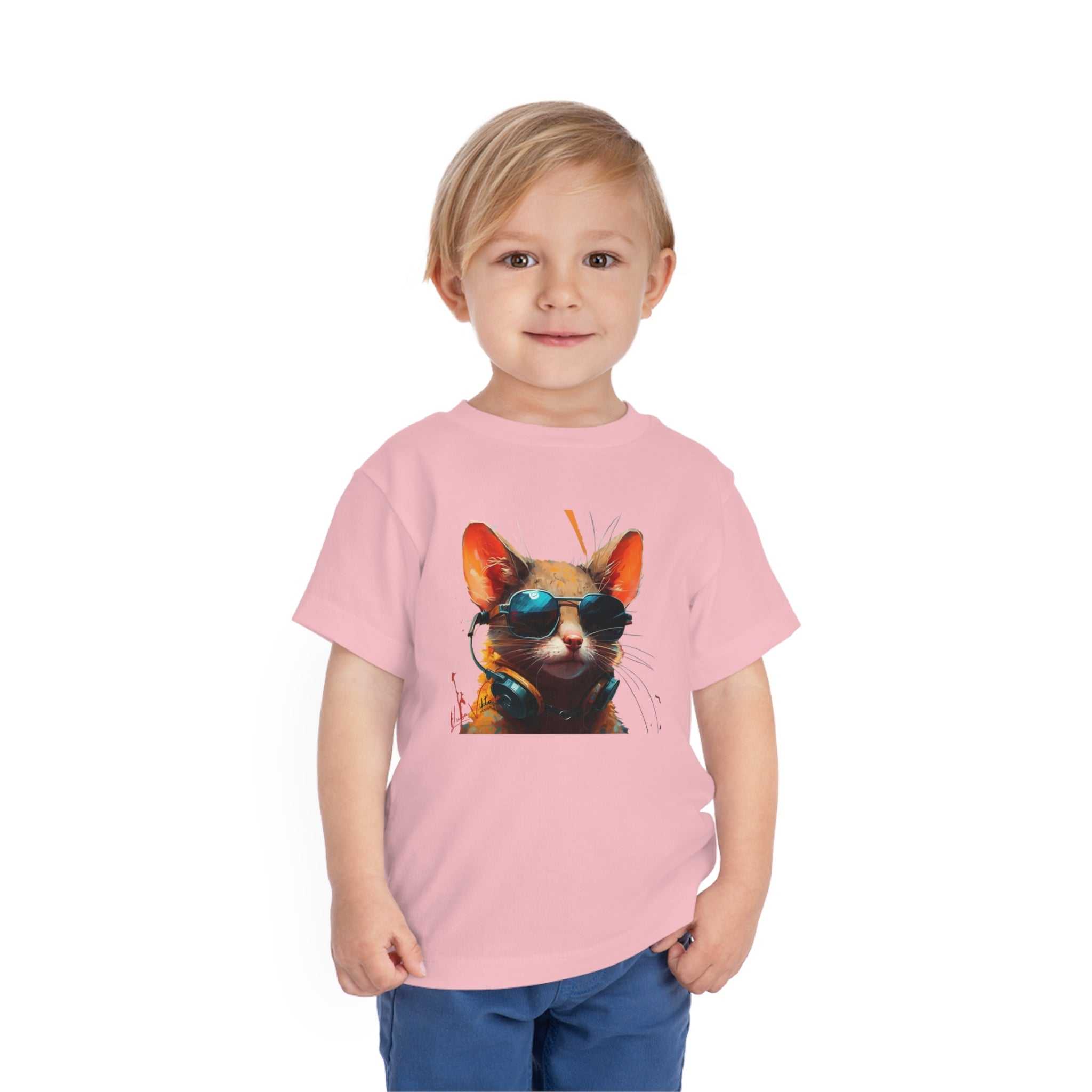 Fancy mice Lifestyle Kids Animal T-Shirt red