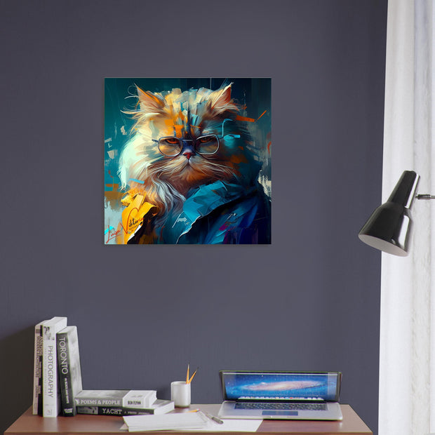 Persian cat, animal art, design gift, by Luisa Viktoria