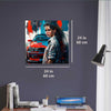 BMW Girl luxury wall art decor unique gift Luisa-Viktoria