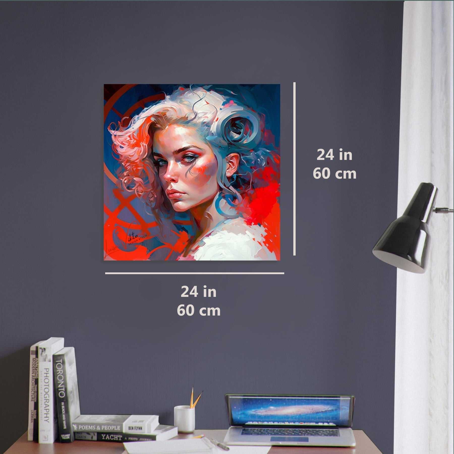 Aries Woman luxury wall art decor unique gift Luisa-Viktoria
