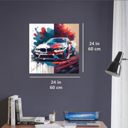 Forex prints, Car BMW 330, cars art, design gift, by Luisa Viktoria