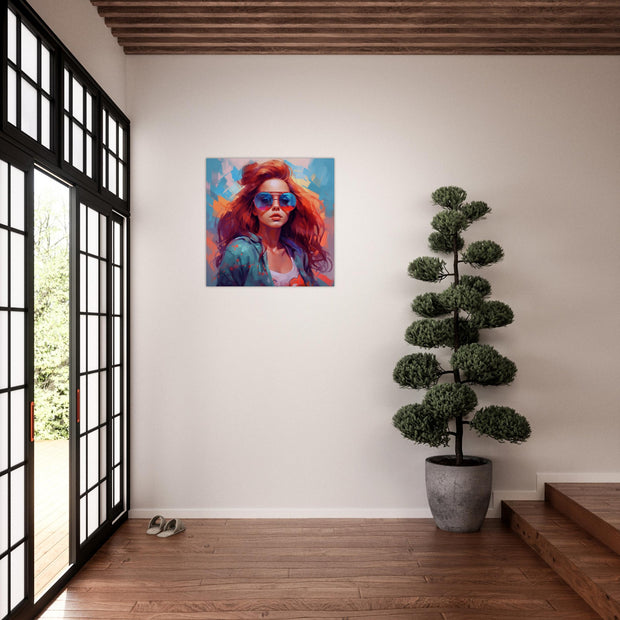 Forex prints, young girl, modern art, design gift, by Luisa Viktoria