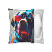 Pillow Case black, Labrador Retrievers, Animal Art, Desing gift, by Luisa Viktoria