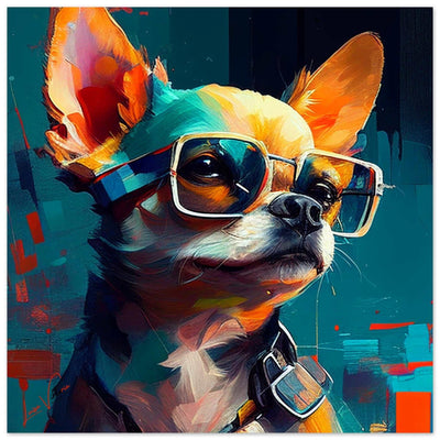 Chihuahua luxury wall art decor unique gift Luisa-Viktoria