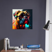 Forex prints, Dog Boxer, animal art, design gift, by Luisa Viktoria