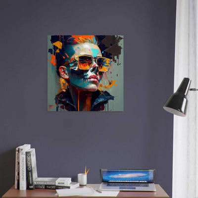 Female Skull luxury wall art decor unique gift
