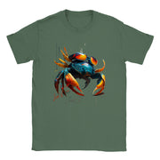 Design T-Shirt. Crab with glasses. Luisa Viktoria