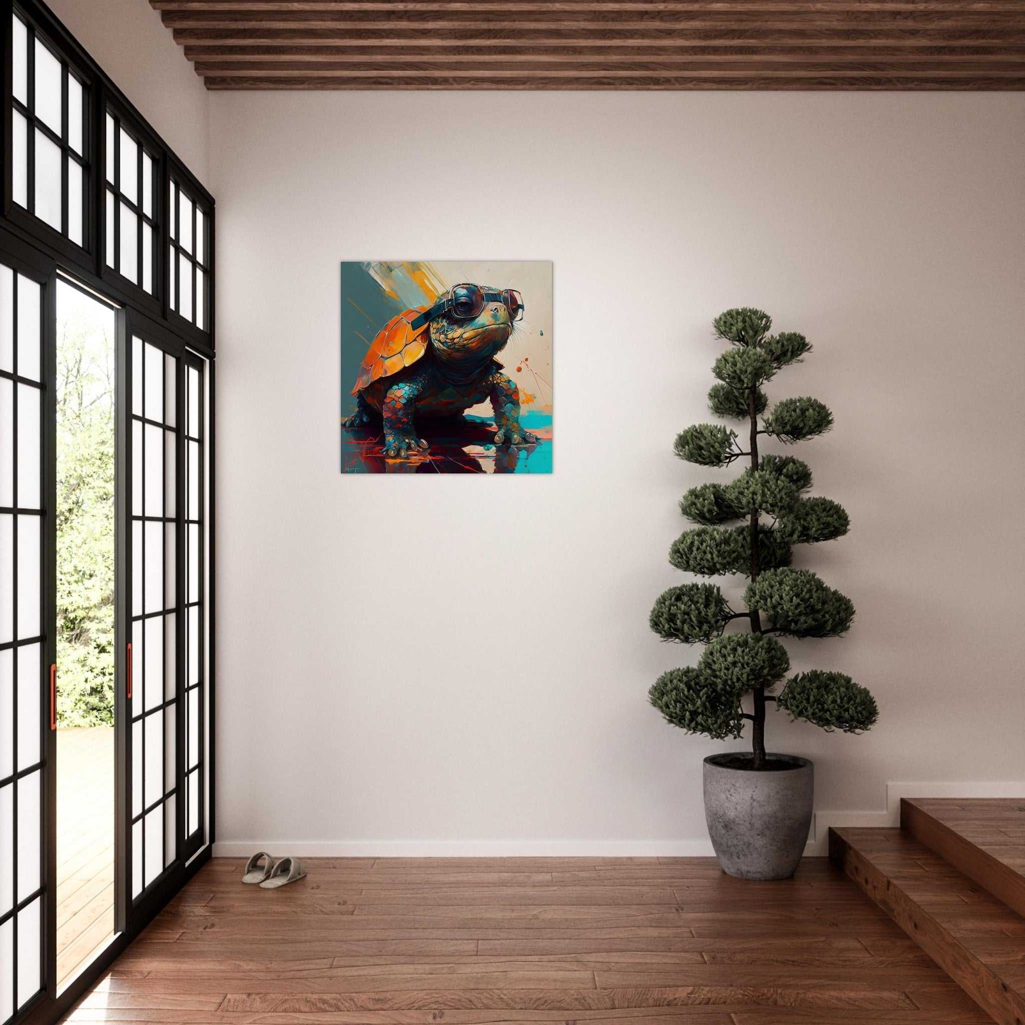 Turtle animal art design gift by Luisa Viktoria