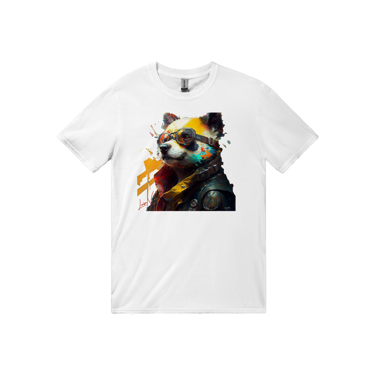 Unisex Trend Art Design T-Shirt. Panda. Luisa Viktoria