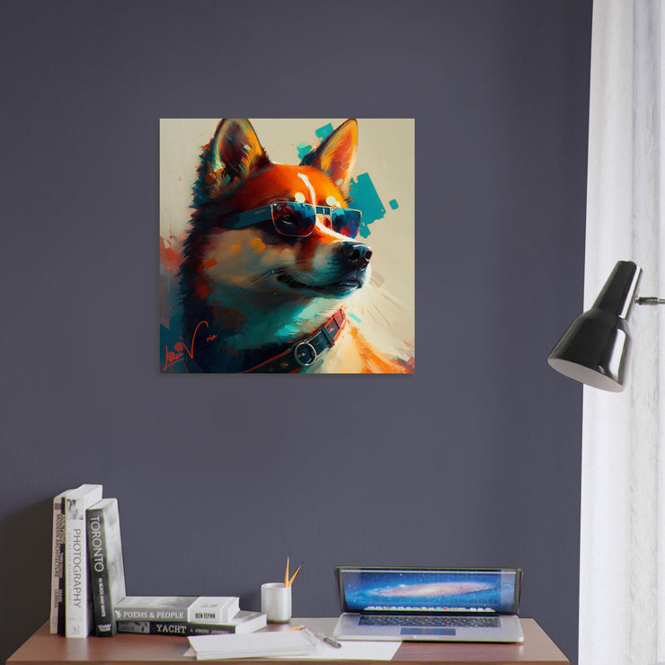 Akita dog, animal art, design gift, by Luisa Viktoria