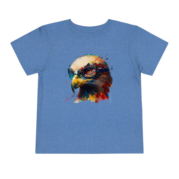 Lifestyle Kids' T-Shirt. Eagle with glasses
