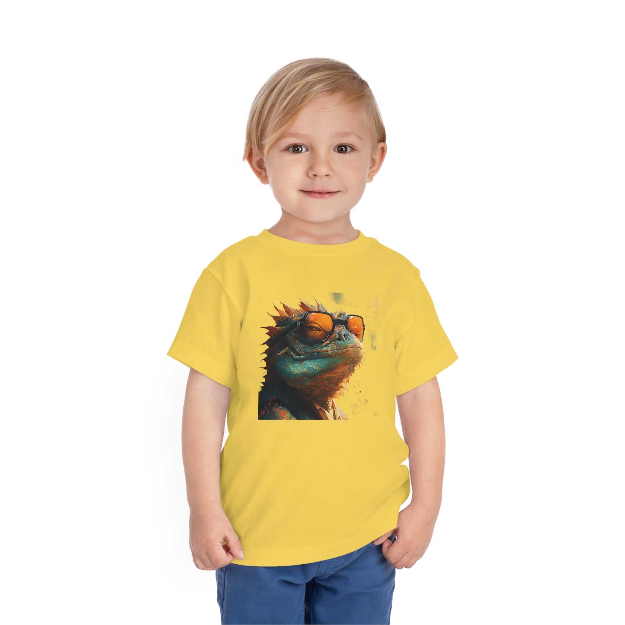 Bearded dragons Lifestyle Kids Animal T-Shirt yellow