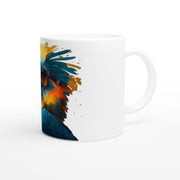 Ceramic Mug 11oz, Parrot, Design gift, by Luisa Viktoria