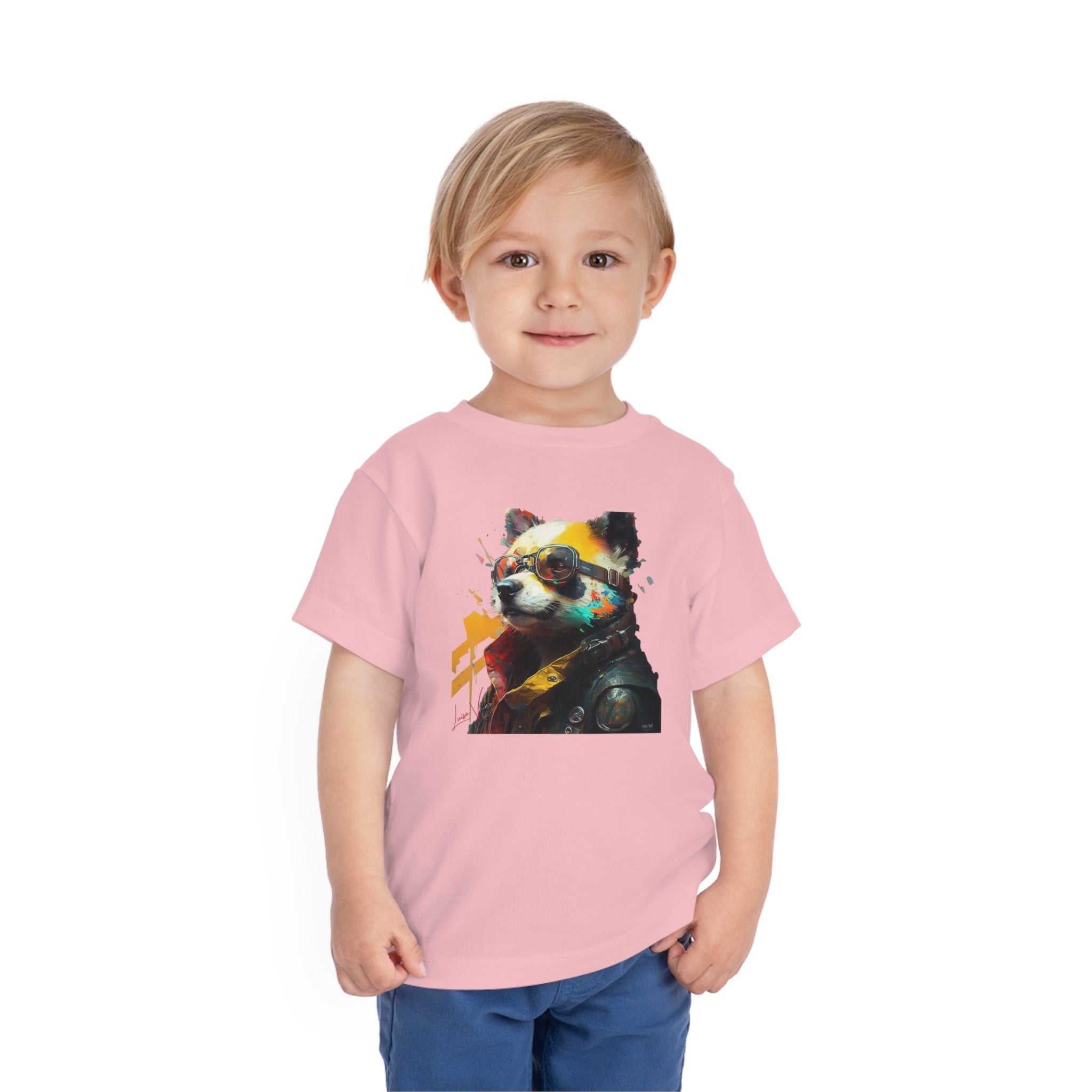 Panda Lifestyle Kids Animal T-Shirt red