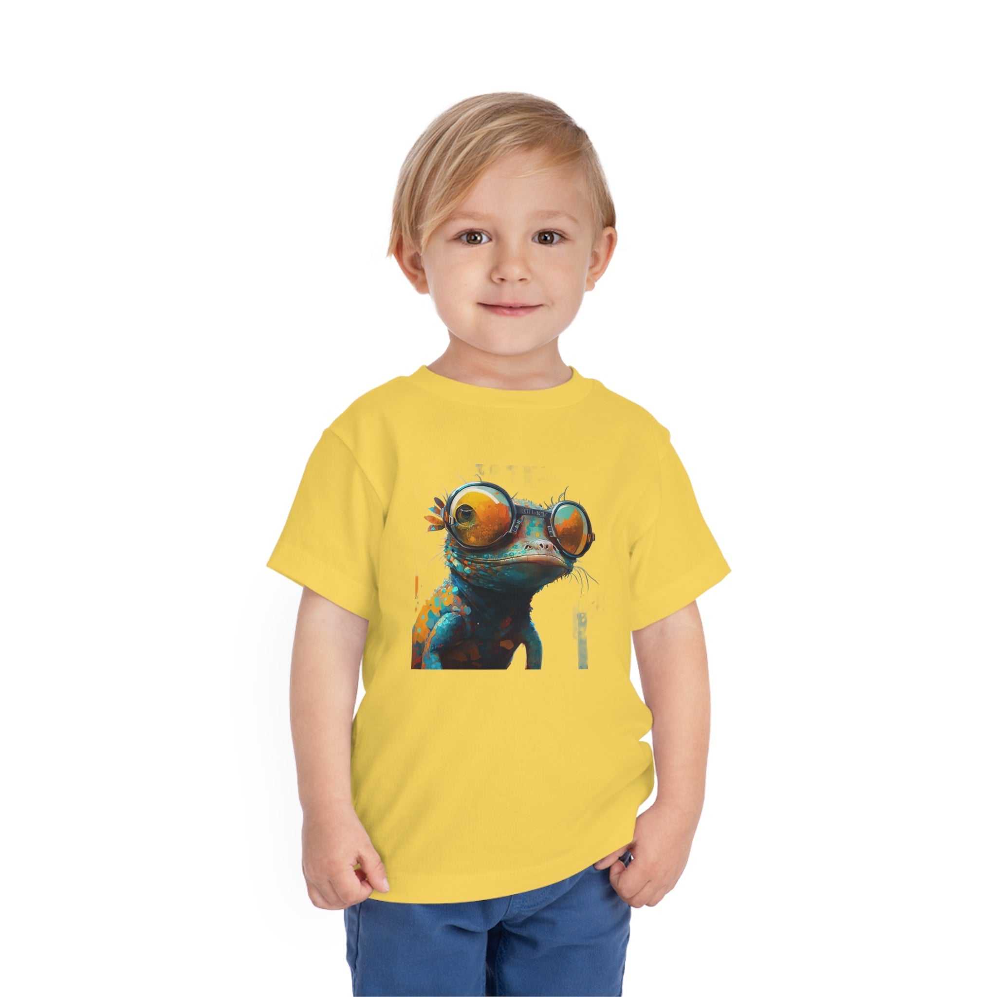 Gecko Lifestyle Kids Animal T-Shirt yellow
