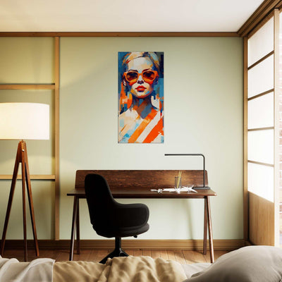 A timeless beauty vertical canvas wall art print Luisa-Viktoria