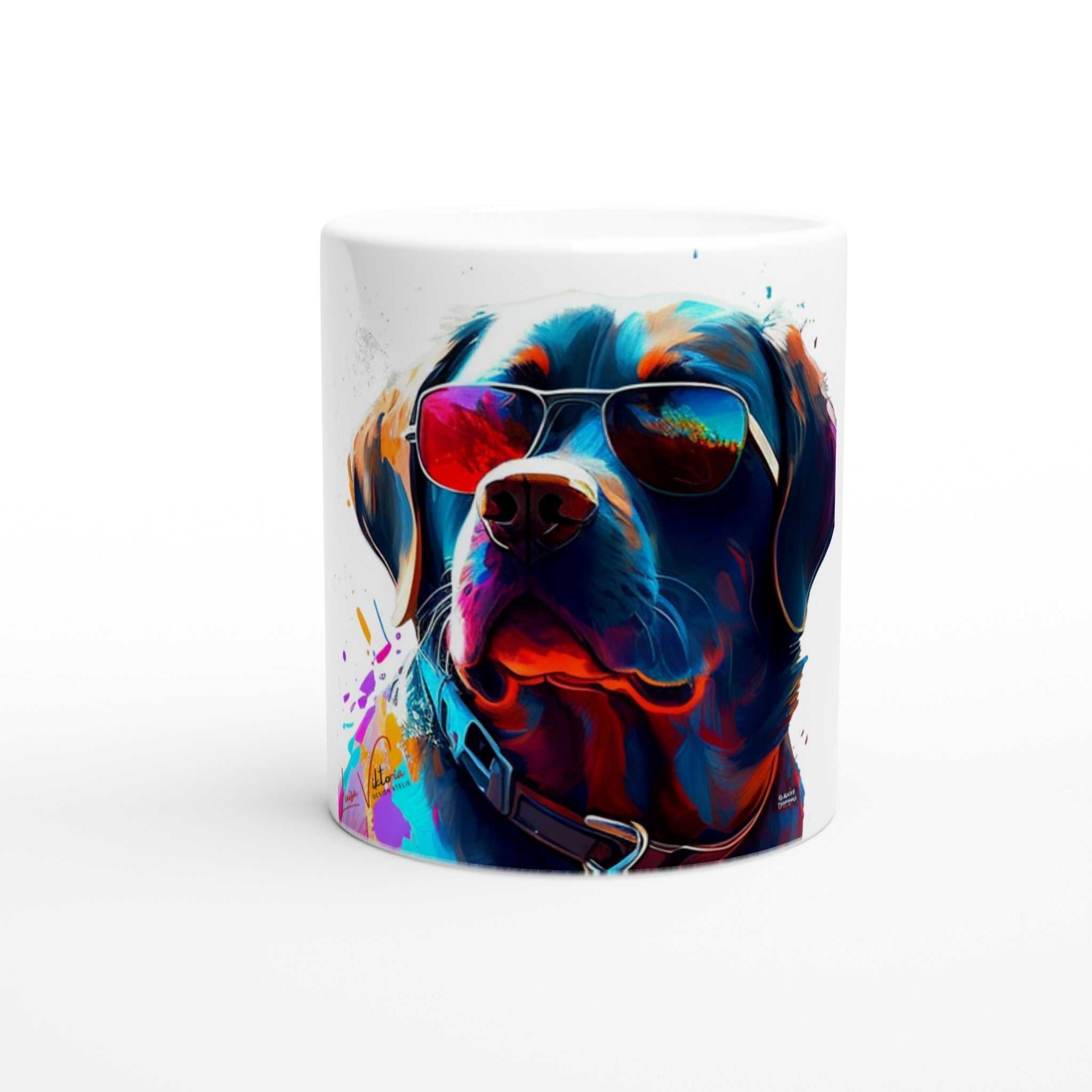 Labrador Retriever ceramic coffee mug Design gift, by Luisa Viktoria