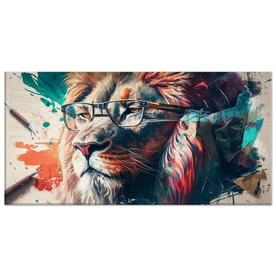 Luxurious Color Worlds: Design Canvas. Lion by Luisa Viktoria.