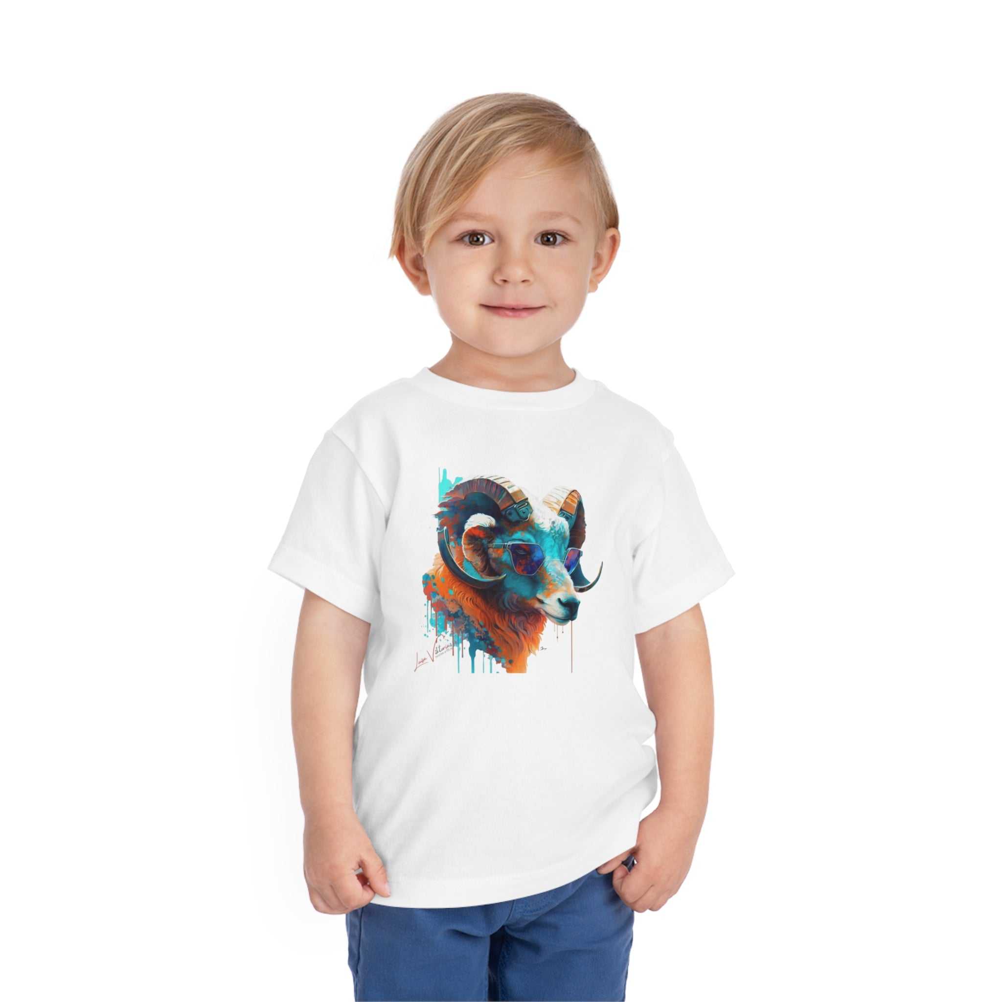 Capricorn Lifestyle Kids Animal T-Shirt  white