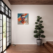 portrait of a man, modern art, design gift, by Luisa Viktoria