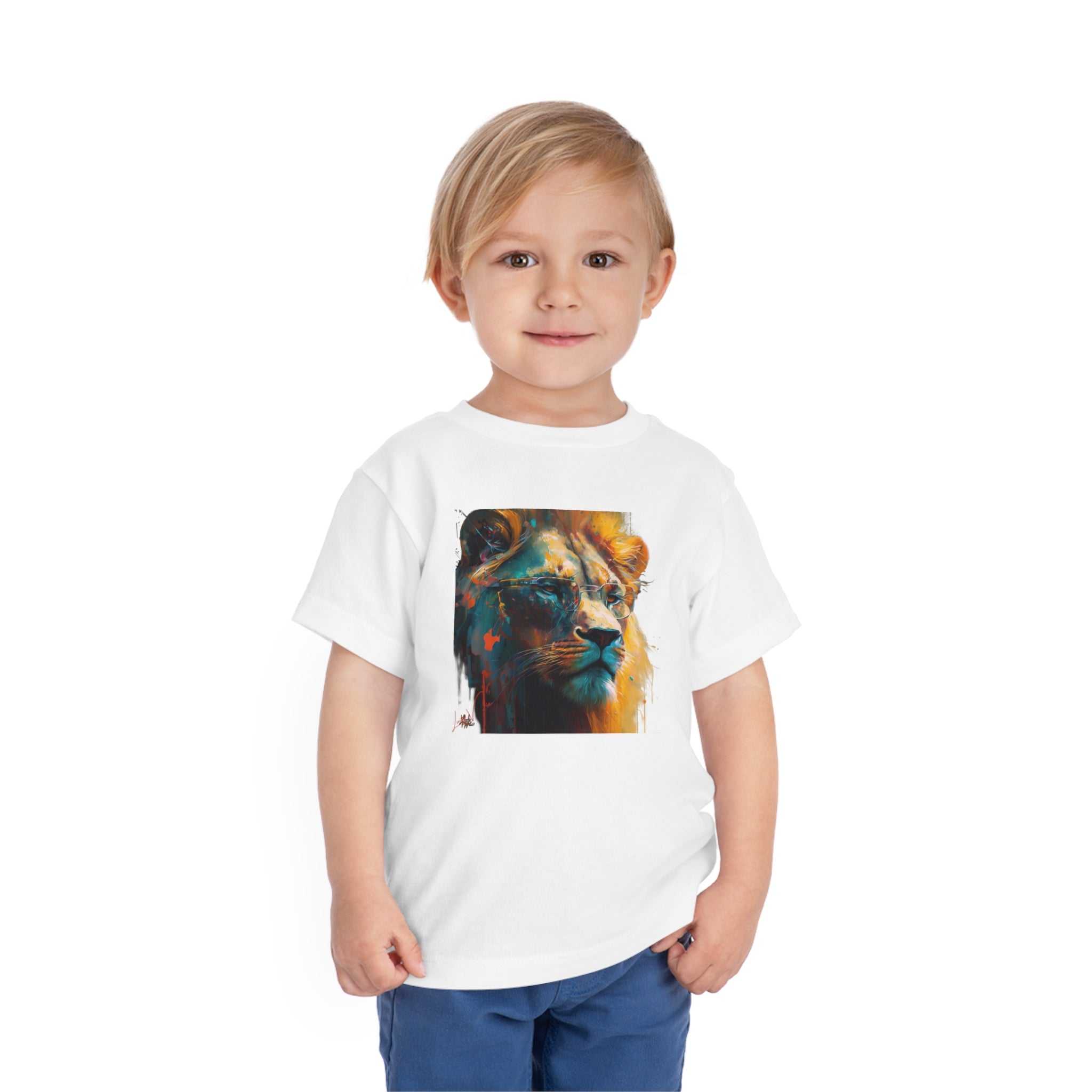 Lion Lifestyle Kids Animal T-Shirt white