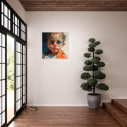 Elegant boy, modern art, design gift, by Luisa Viktoria