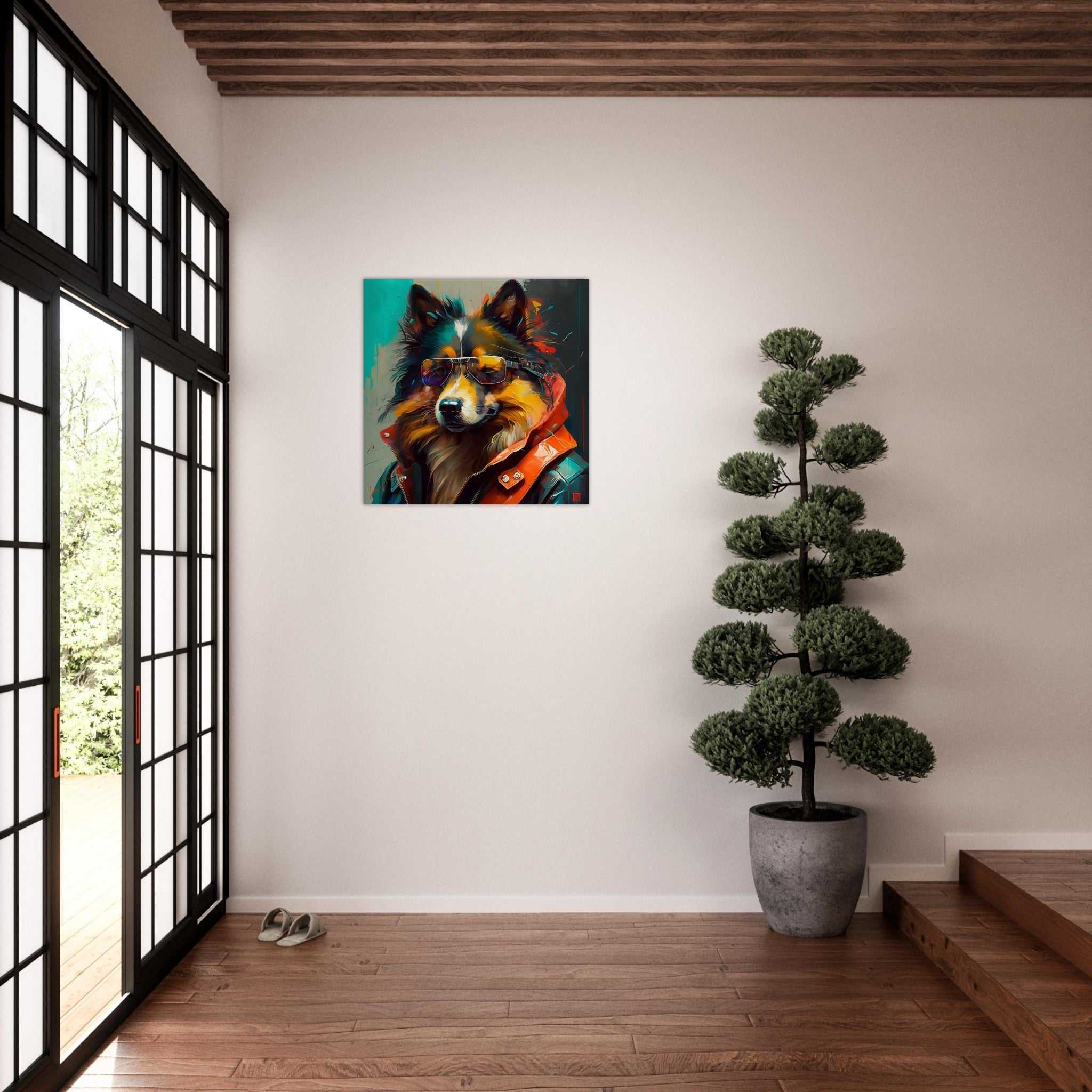 Dog Collie, animal art, design gift, by Luisa Viktoria