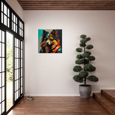 Dog Collie, animal art, design gift, by Luisa Viktoria