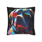 Pillow Case black, Labrador Retrievers, Animal Art, Desing gift, by Luisa Viktoria