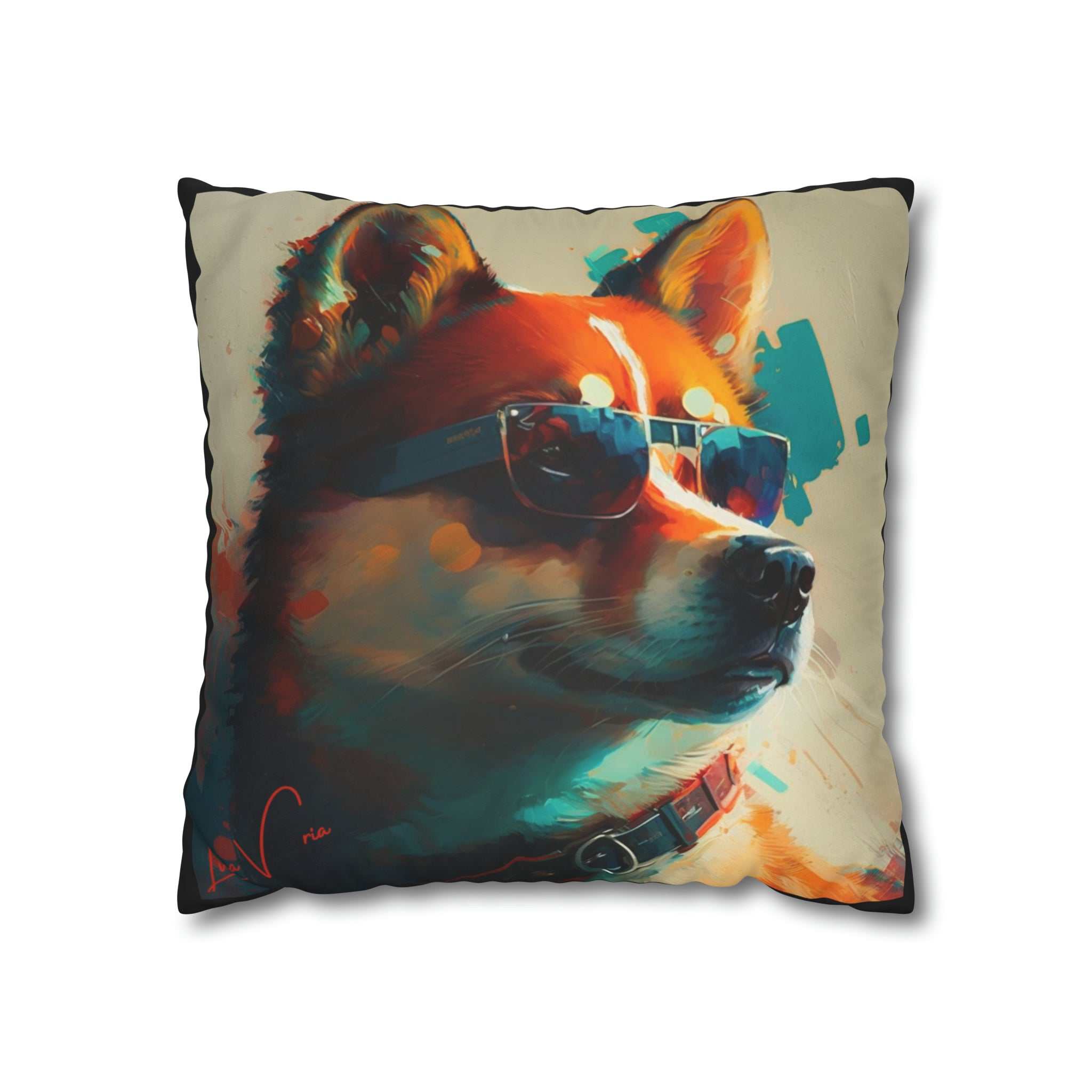 Akita accent pillow cover and throw cushion case Luisa-Viktoria