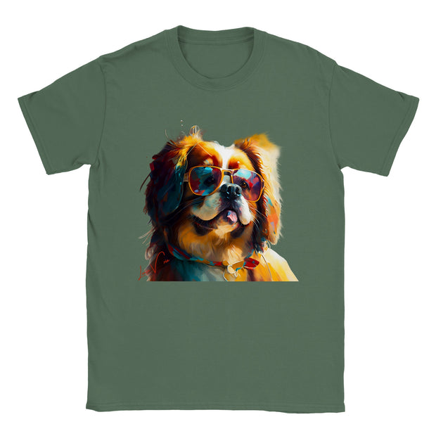Trend Art Design T-Shirt. Cavalier King Charles Spaniel. Luisa Viktoria