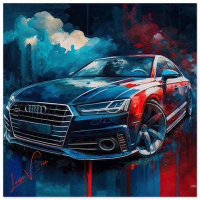 Car Audi A8 luxury wall art decor is a unique gift Luisa-Viktoria