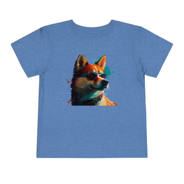 Lifestyle Kids' T-Shirt. Akita dog