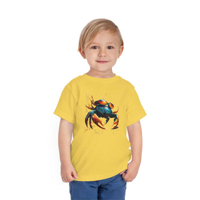 Crab Lifestyle Kids Animal T-Shirt yellow