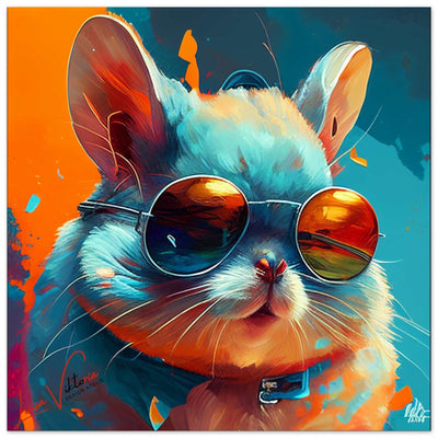 Chinchilla luxury wall art decor unique gift | Luisa-Viktoria